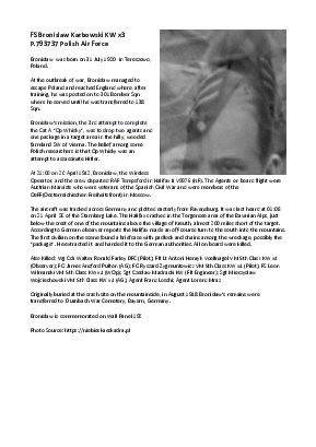 A preview of a PDF biography for Karbowski, Bronislaw